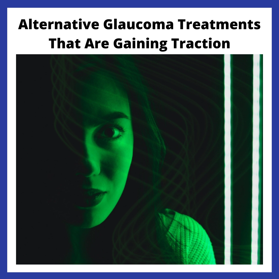 a woman shrouded by dark green light, and the title of the blog post above the image