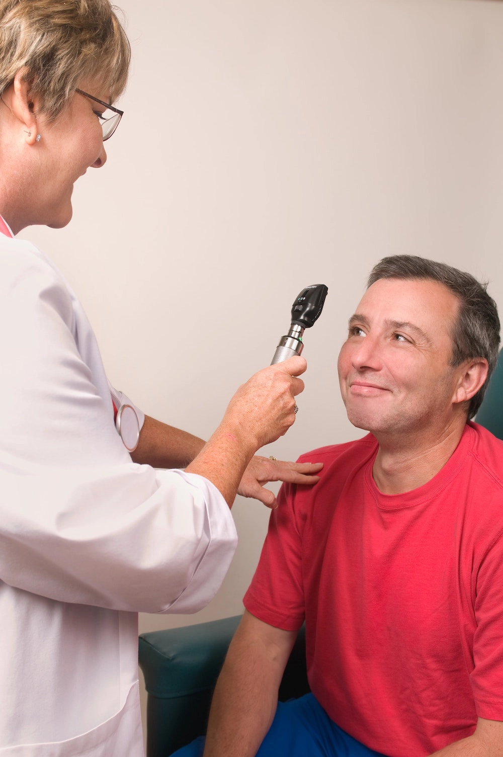 someone getting an eye exam