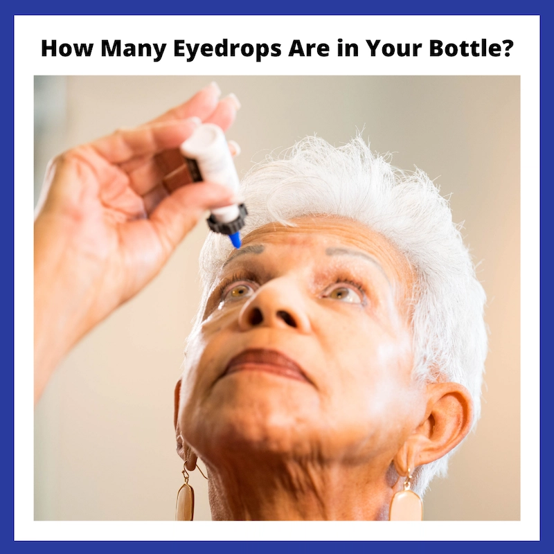a patient using nanodropper, along with the title of the blog post