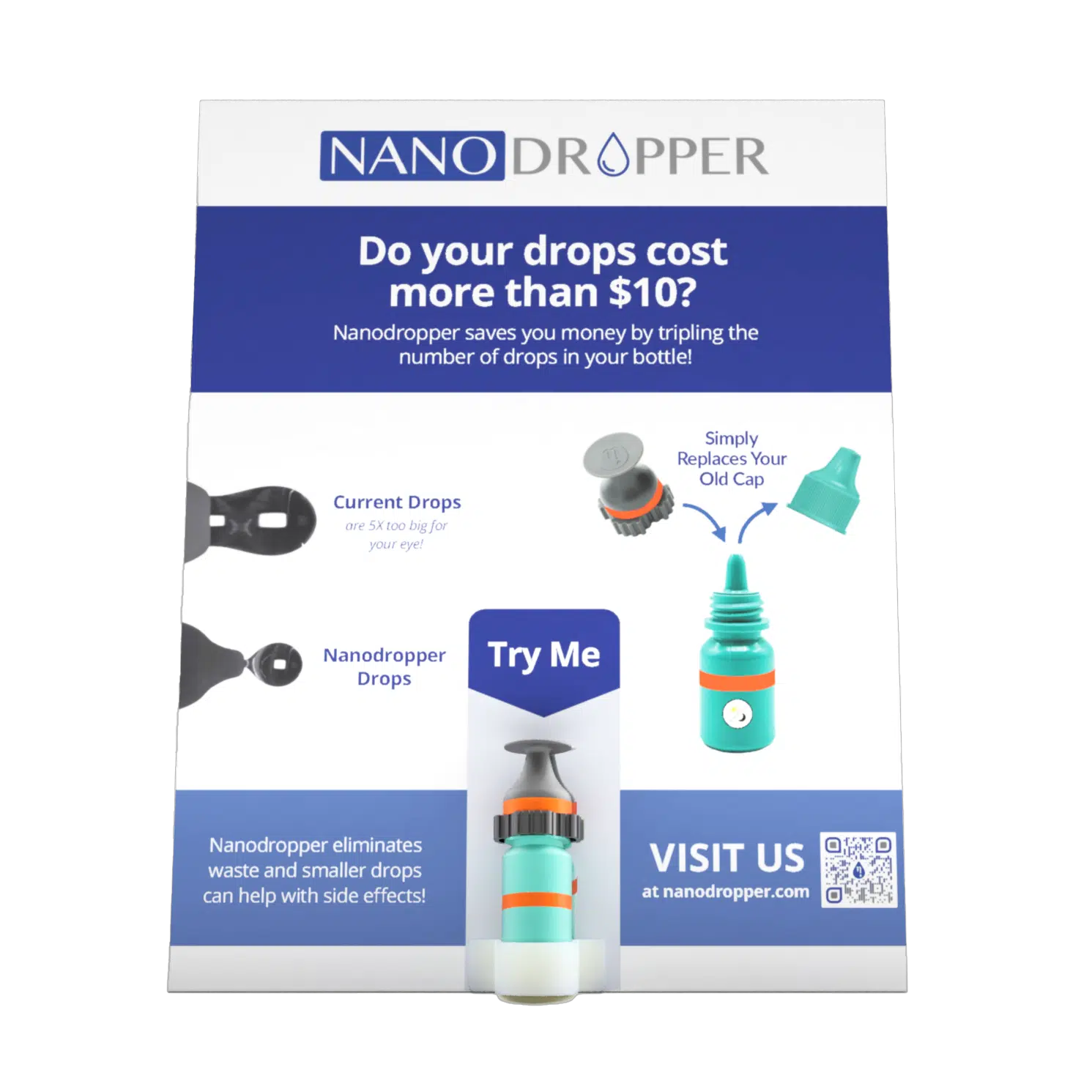 nanodropper value proposition graphics