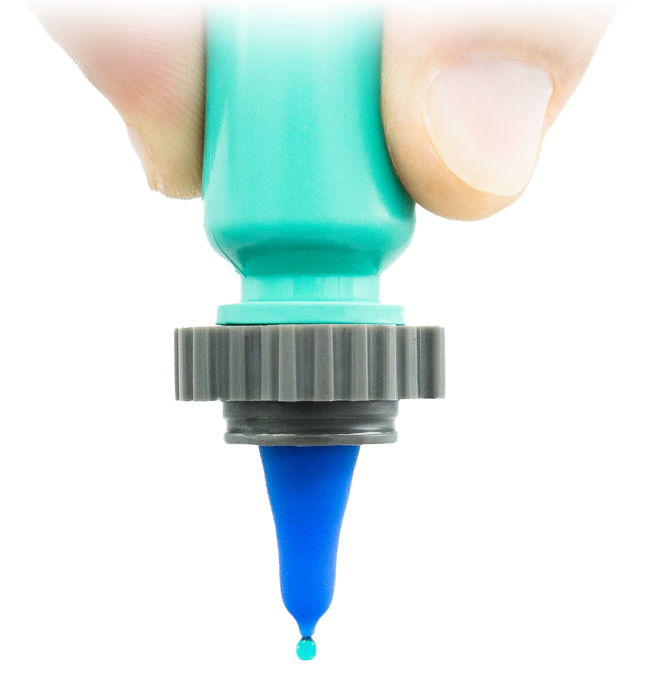 the nanodropper in use