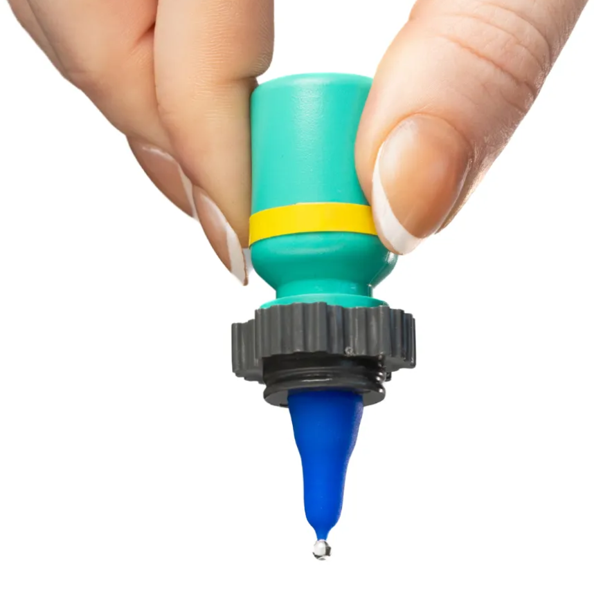 drop dispensed from bottle